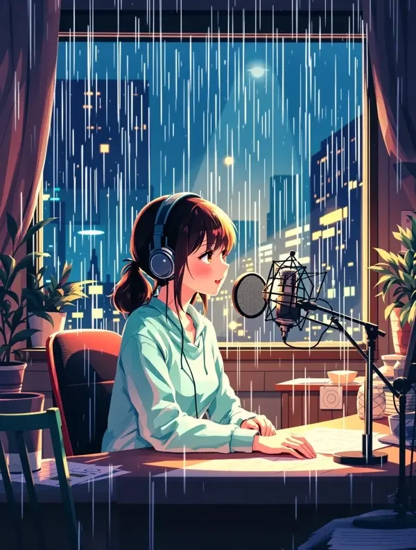 月光配音室封面图，声优殿堂作品